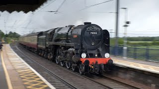 70000 Britannia faces a challenging homecoming on the Steam Dreams Excursion to Norwich – 28.05.24