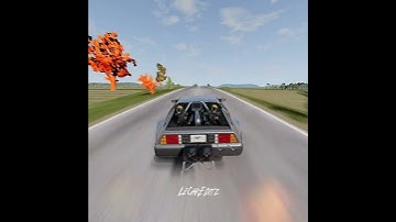 DeLorean Flying ✈️ #shorts #edit #beamng #beamngdrive #birdtrend