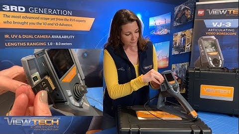 How to Insert / Remove your VJ-3 Video Borescopes SD Card -ViewTech Video Borescope Inspection Scope