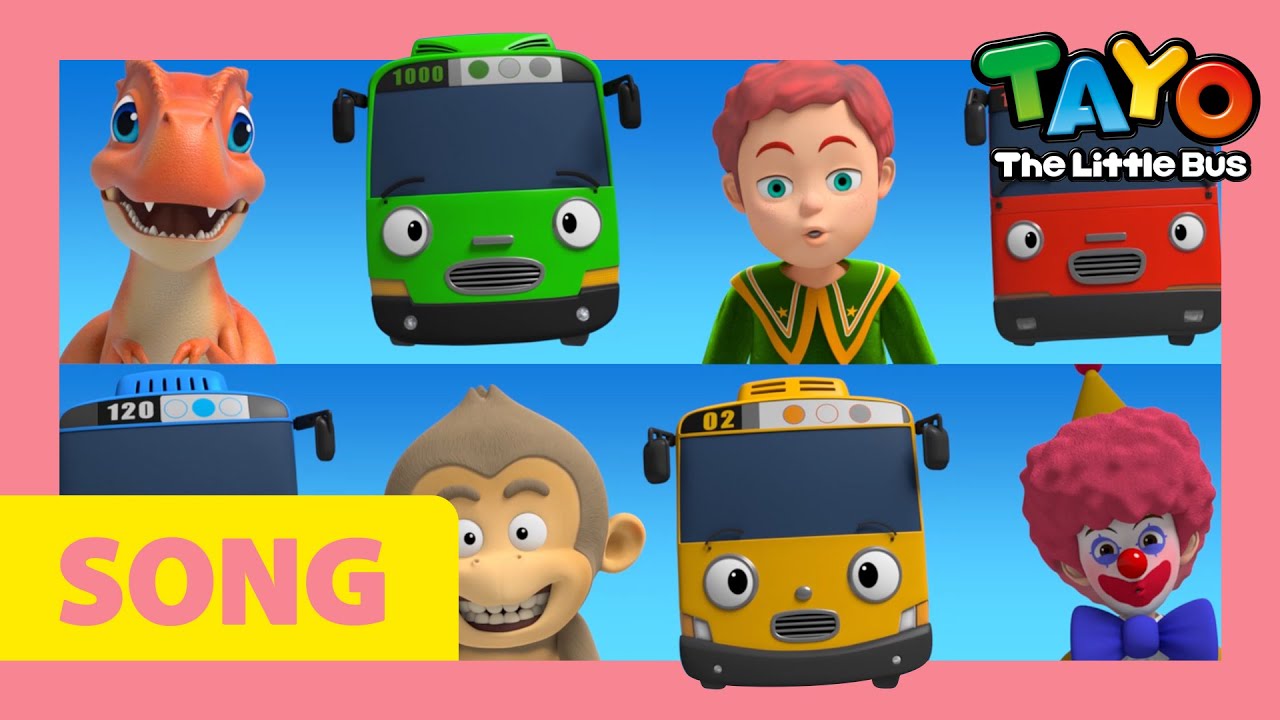 Tayo Opening Theme Song l Learn Colors with Cars and Buses l Tayo the