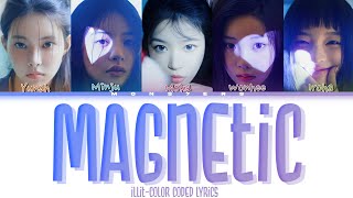 ILLIT ‟Magnetic” Lyrics (아일릿)( Magnetic 가사) (Color Coded Lyrics)