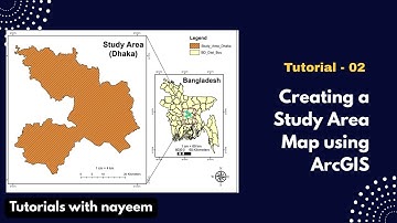 ArcGIS 10.8 Tutorial || 2. Make a Study Area Map in ArcGIS | Step-by-Step Tutorial