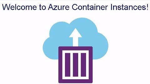 How to deploy an Azure Container Instance, (ACI), from the Azure portal.