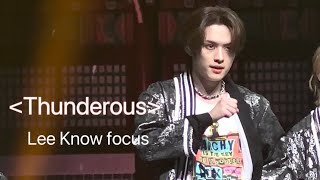 Thunderous LEE KNOW focus 소리꾼 리노 직캠 | 230217 Stray Kids 2nd World Tour Maniac in Melbourne