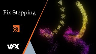 How to Fix Particle Stepping in Houdini