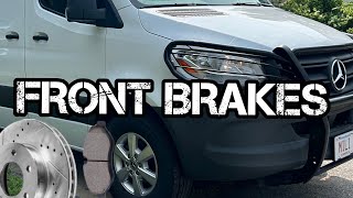 🛞 Sprinter Front Brakes Replacement 🔧 #diy #maintenance #tutorial