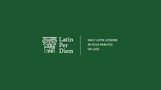 Learn latin in roughly 4 minute blocks daily!subscribe and turn on
notifications for more free latin!
https:///latinperdiem?sub_confirmation=1feel...