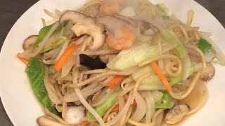 How to make Yaki-Champon noodles. It's similar to Yakisoba.  [ Japanese street food recipe ]