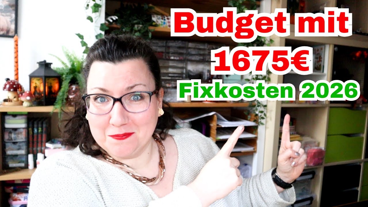 Januar Budget mit 1675€ || meine neuen Fix-Kosten in 2026