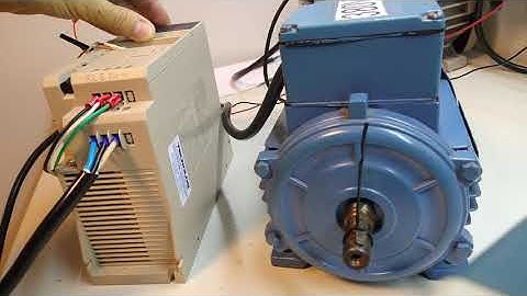 Veichi AC10 - Inversor de Frequência em modo posicionamento com encoder e motor elétrico.