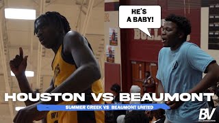 Beaumont United vs Summer Creek High School | Beaumont vs Houston was INTENSE!