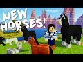 NEW MINECRAFT DRAFT HORSES MOD!