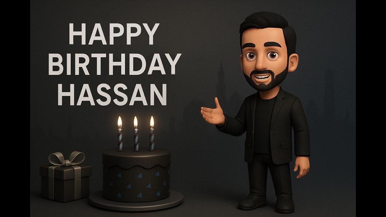🎉 Happy Birthday Hassan | Personalized Birthday Song for Kids 🎂 | Cartoon Name Song & Ringtone