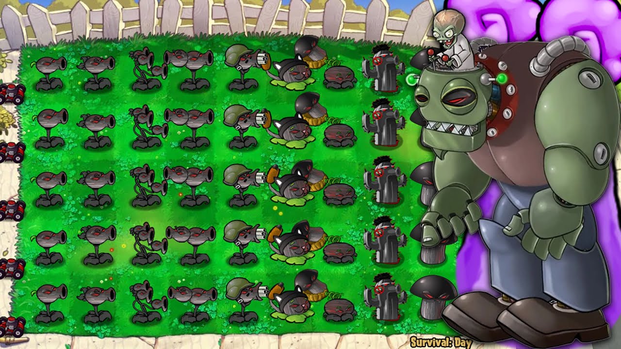 ALL DOOM PLANTS VS 99 DR ZOMBOSS PLANTS VS ZOMBIES BATTLEZ - YouTube