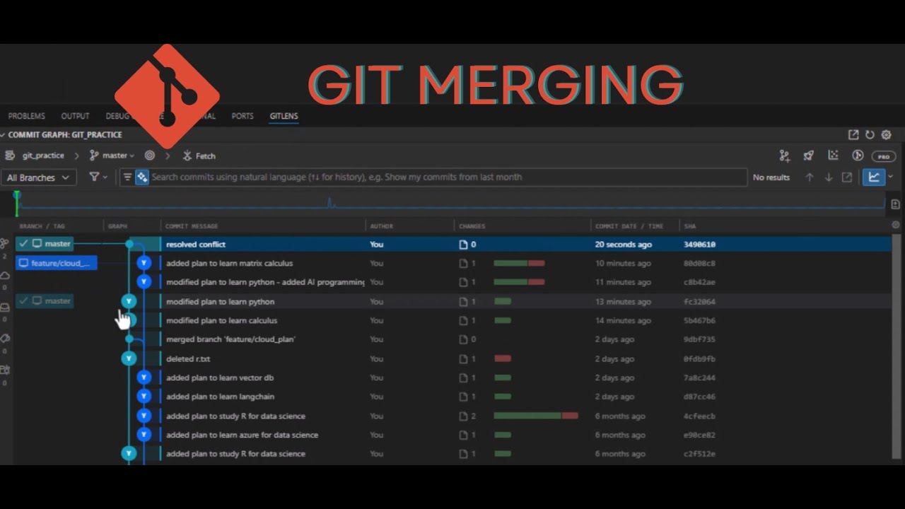 Git Merging and Conflicts in depth - YouTube