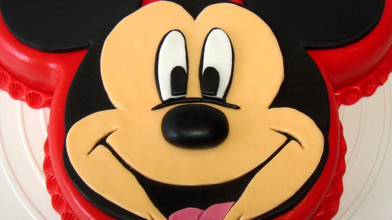 mickey mouse face sheet cake