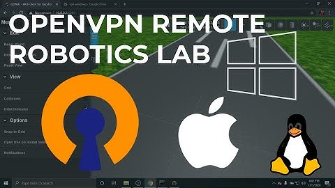 Remote Robotics Lab Using OpenVPN