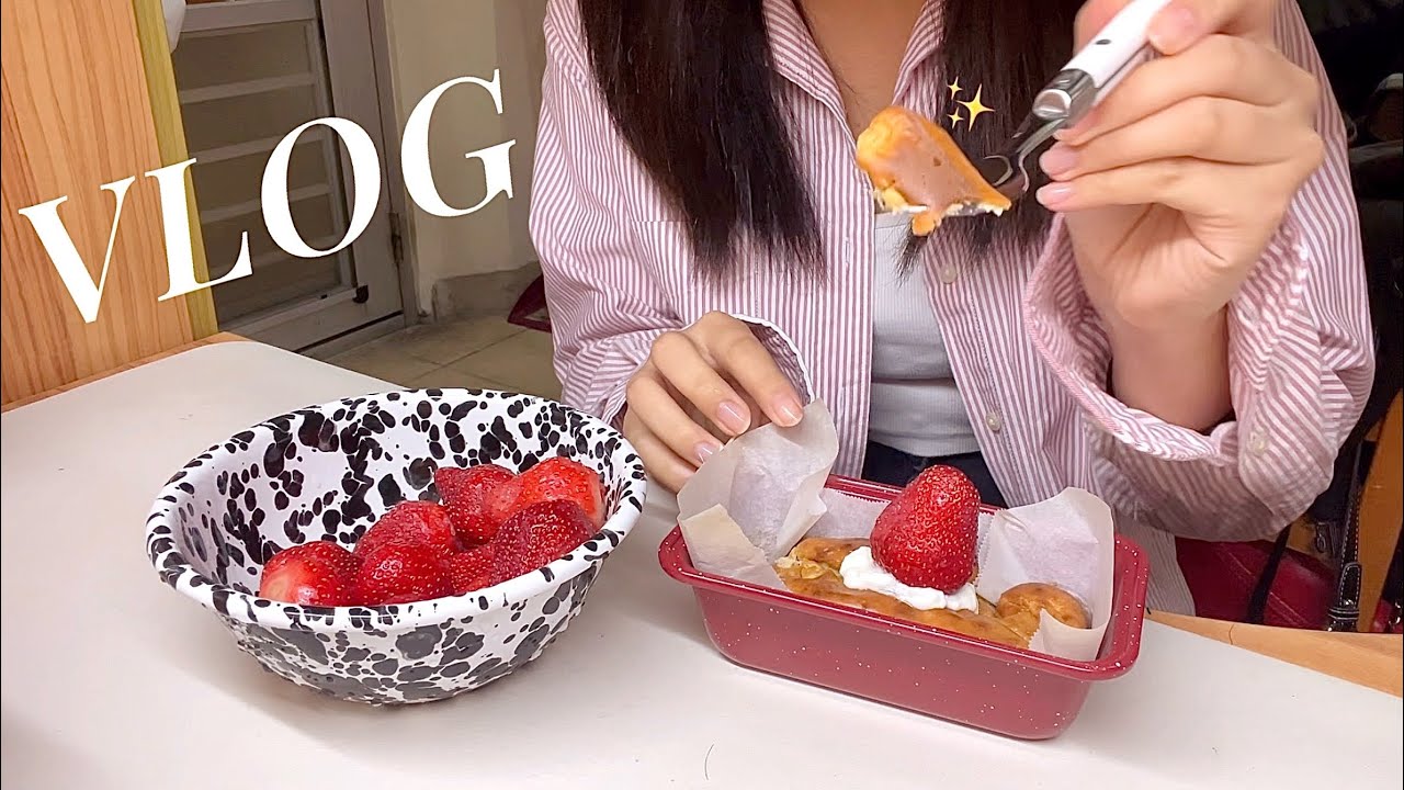 Weekly vlog｜沒有人能抵擋好看又好吃的草莓🍓☺️