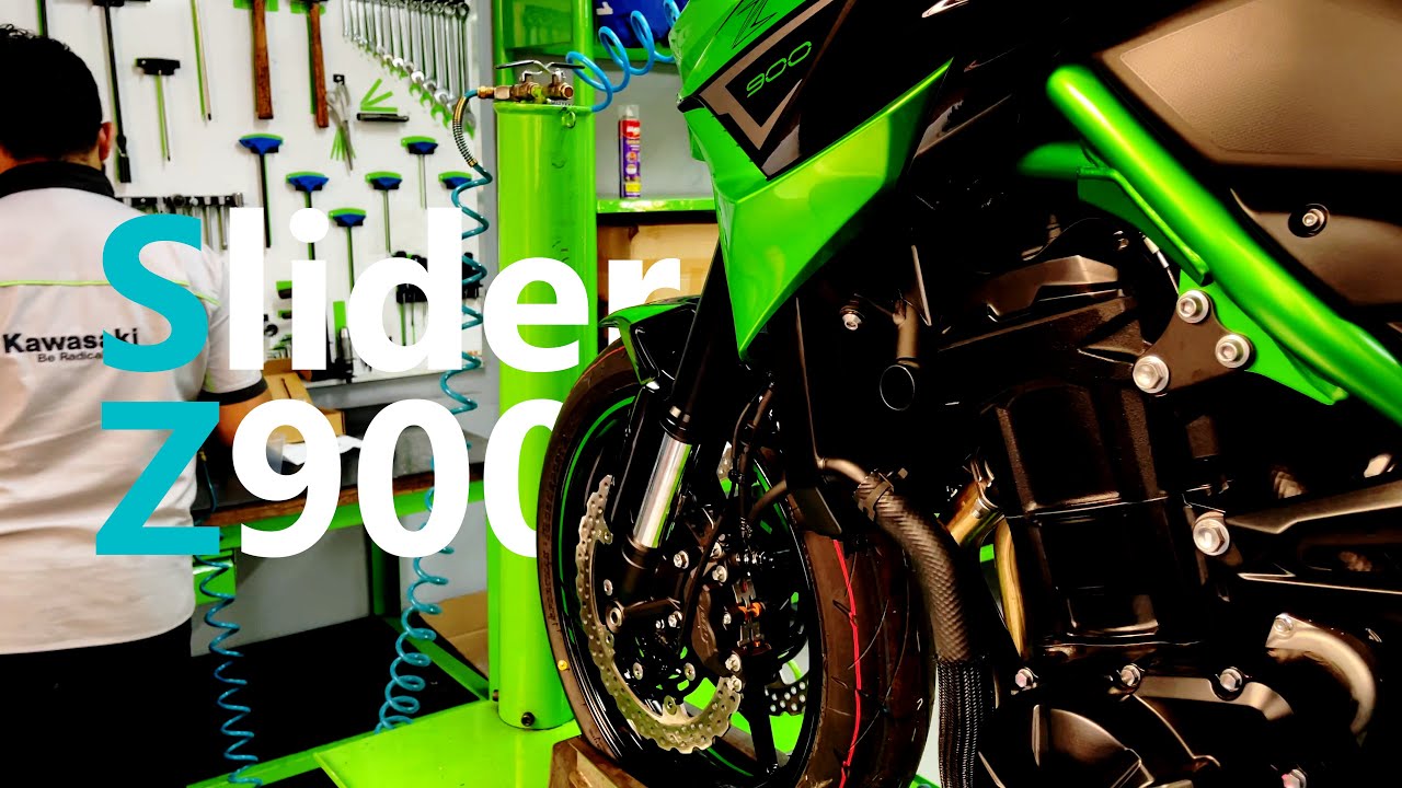 Como Instalar o Slider Corretamente na Kawasaki Z900!