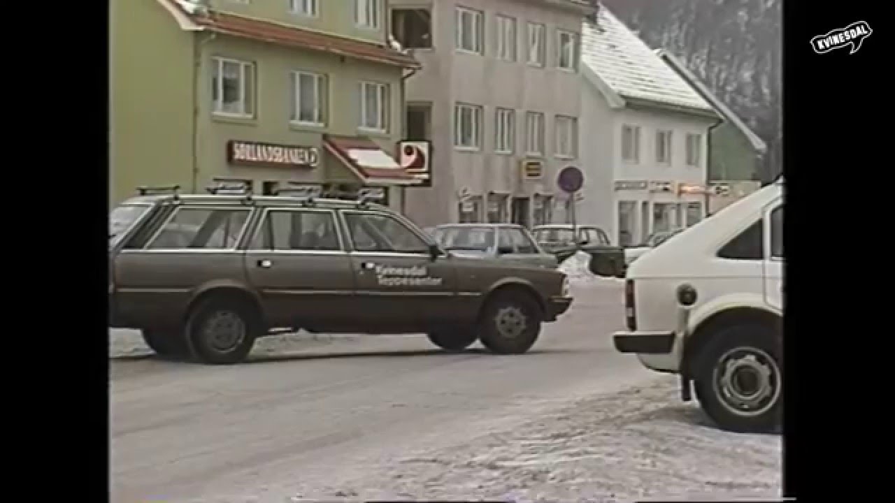 Trafikksituasjonen i Kvinesdal i 1987