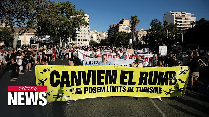 Thousands protest against mass tourism in Spain