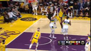 Alex Caruso to LeBron James for CRAZY DUNK vs Pelicans