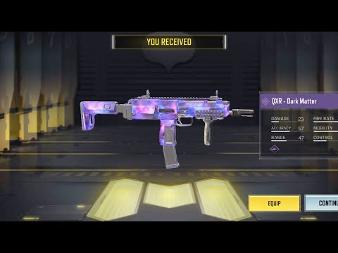 CODM free Dark Matter QXR