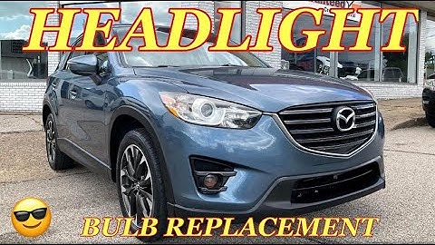 MAZDA CX-5 HEADLIGHT BULB REPLACEMENT - How to Change Headlight Bulbs on a Mazda CX-5. Easy!
