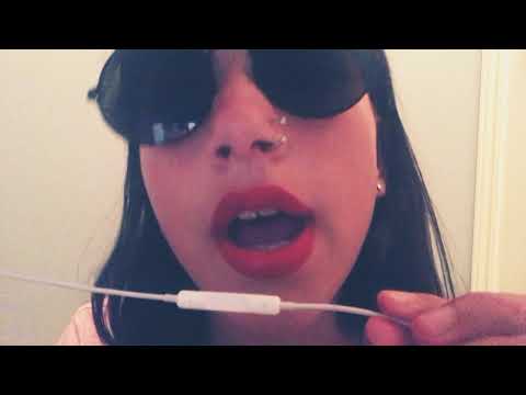 ASMR inaudible whisper with mouth sounds 🍓💕