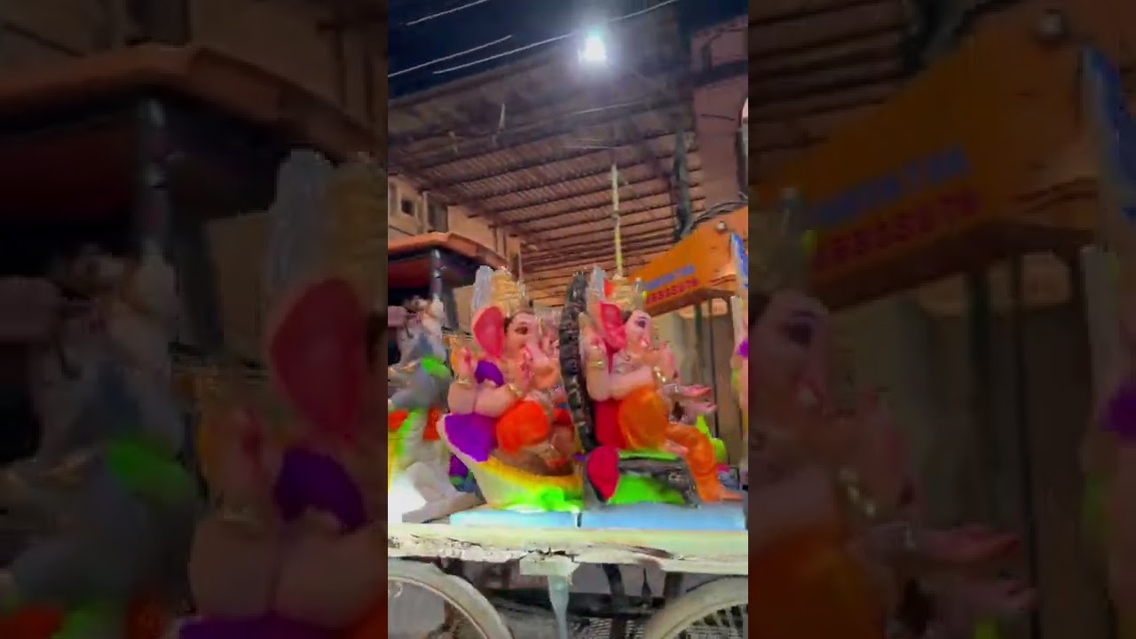 Ganesh Idol Transportation at Dhoolpet | Small Ganesh Aagman 2022 | Ganesh Shifting in Dhoolpet