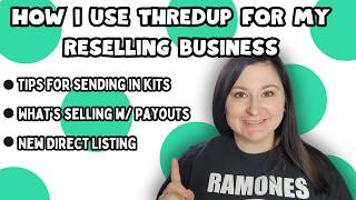 How I use Thredup for my reselling business 2026 | Direct Listings | Current Payouts |