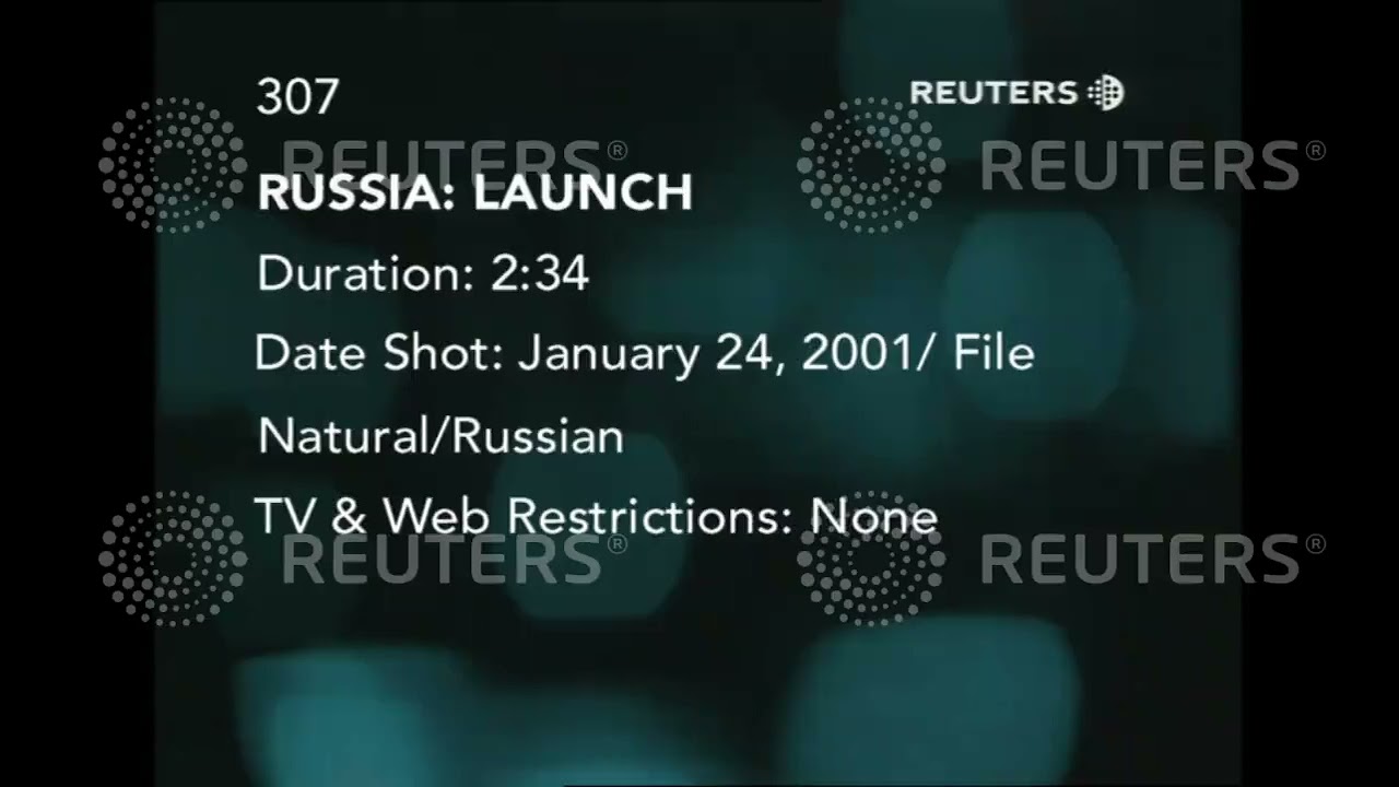 2001 VARIOUS: RUSSIAN PROGRESS ROCKET LAUNCHED CARRYING EQUIPMENT TO BRING DOWN MIR.