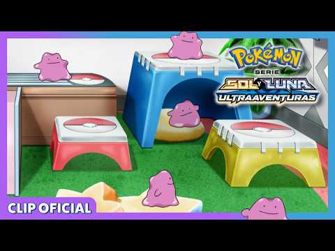 ¡Ayudando a Ditto! | Serie Pokémon Sol y Luna-Ultraaventuras | Clip oficial