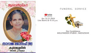 SARAMMA  JOSEPH (88), Koolasseril  //  FUNERAL //