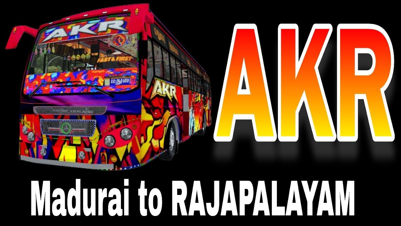AKR | MADURAI TO SANKARANKOVIL / BUS LIVERY DESCRIPTION...