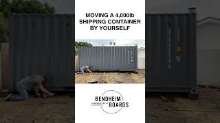 Moving A Shipping Container By Yourself #Shorts