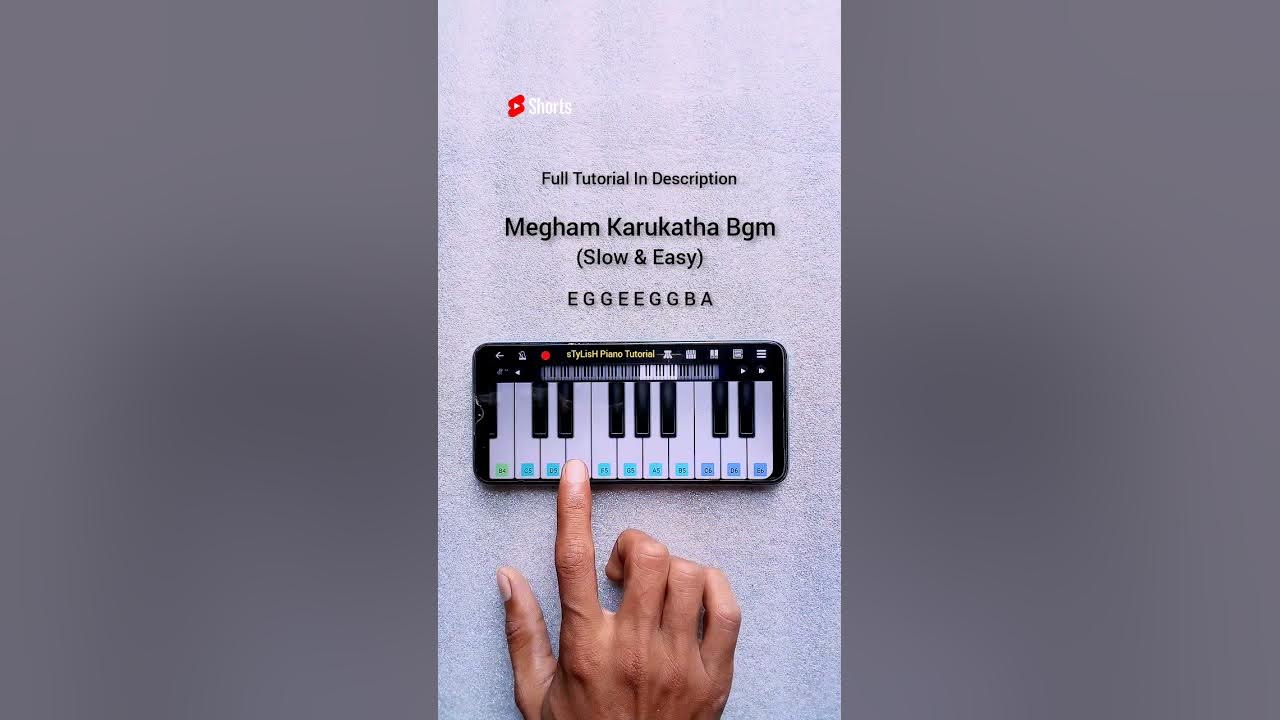 Megham Karukatha Bgm | Slow & Easy #shorts