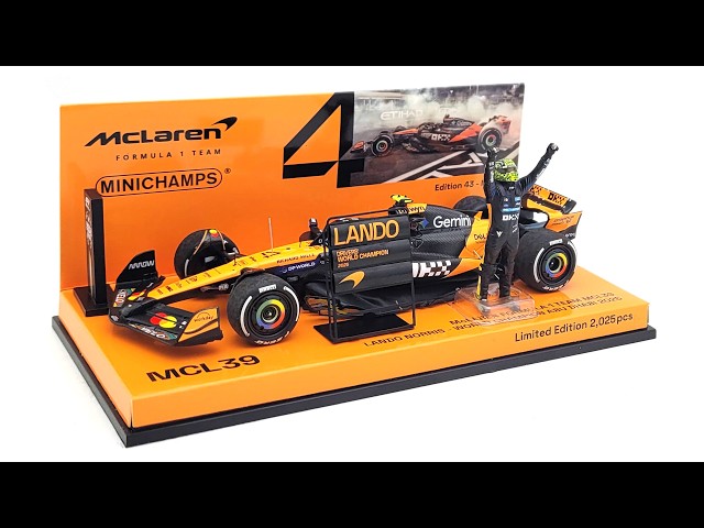 2025 Lando Norris World Champion 1/43 Minichamps - YouTube