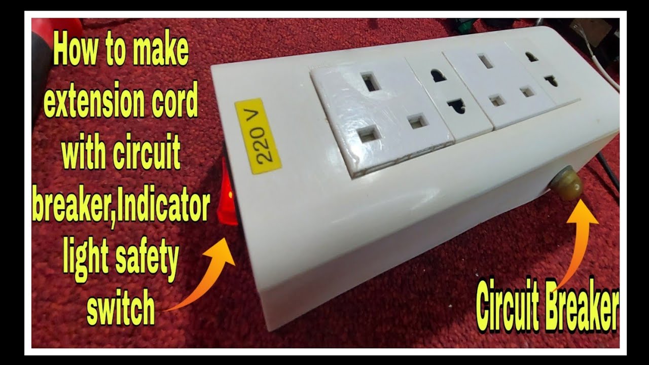 HOW TO INSTALL CIRCUIT BREAKER SAFETY SWITCH POWER INDICATOR TO