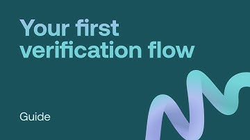 Make your first verification flow (1/6)