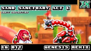 [16-Bit;Genesis]Sand Sanctuary Zone Act 1 - Sonic Superstars