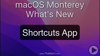 How to use the Shortcuts App in macOS Monterey!