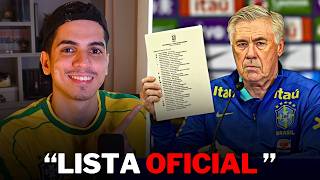 Convocação OFICIAL para a Copa do Mundo - ENDRICK E NEYMAR DENTRO
