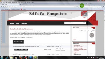 PHP MYSQL Sistem Informasi Perpustakaan Part 2 Membuat Template