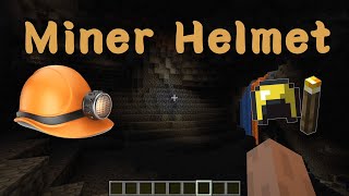 miner helmet [minecraft datapack]