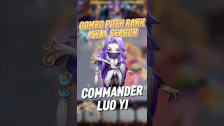 KOMBO PUSH RANK MAGIC CHESS GO GO COMMANDER LUO YI