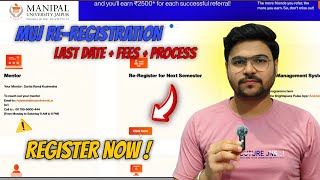 MUJ Re-Registration 2026: The ULTIMATE Step-by-Step Guide ⚡