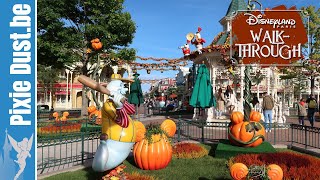 👣 Disneyland Paris Walkthrough: Main Street USA during the Halloween Season