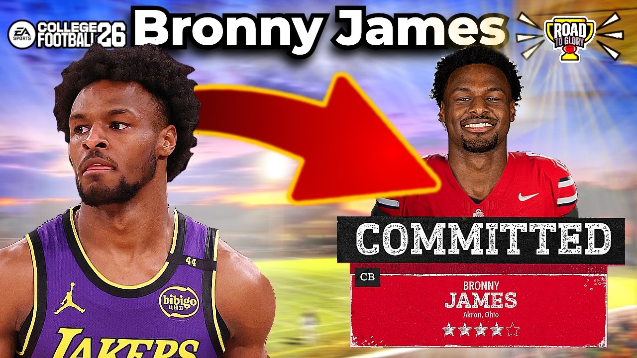 I Put Bronny James in College Football 26! (Road to Glory)
