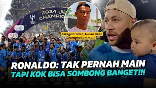 Kesombongan Neymar Sindir Ronaldo!!! Reaksi Ronaldo Lihat Sombongnya Neymar Usai Bawa Al Hilal Juara